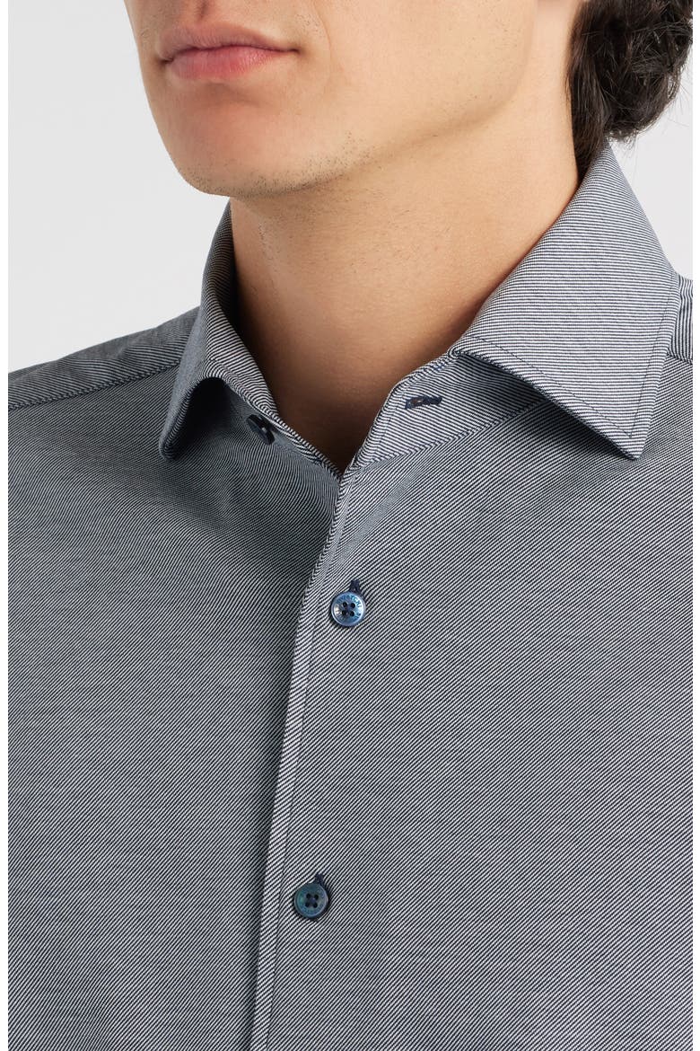 Devon OoohCotton® Button-Up Shirt, Alternate, color, NAVY
