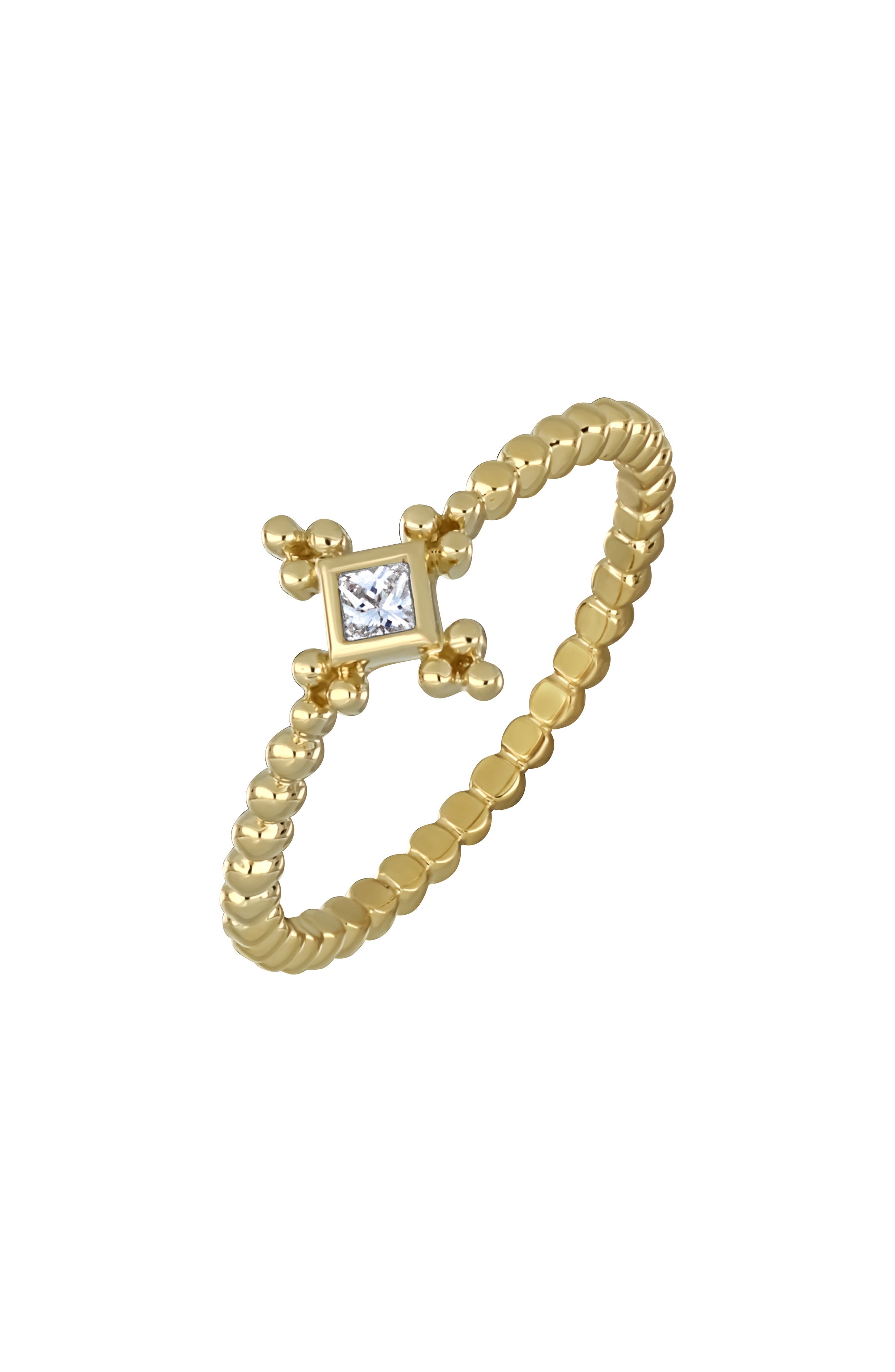 Bony Levy Mykonos 18K Yellow Gold Diamond Stackable Ring