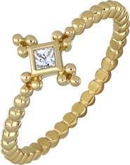 Bony Levy Mykonos 18K Yellow Gold Diamond Stackable Ring