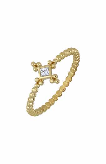 Bony Levy Mykonos 18K Yellow Gold Diamond Stackable Ring