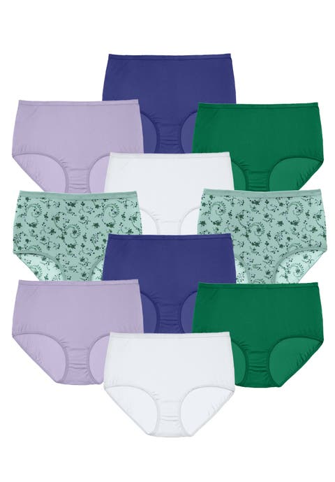 Full Coverage Classic Nylon Brief Pack (plus)