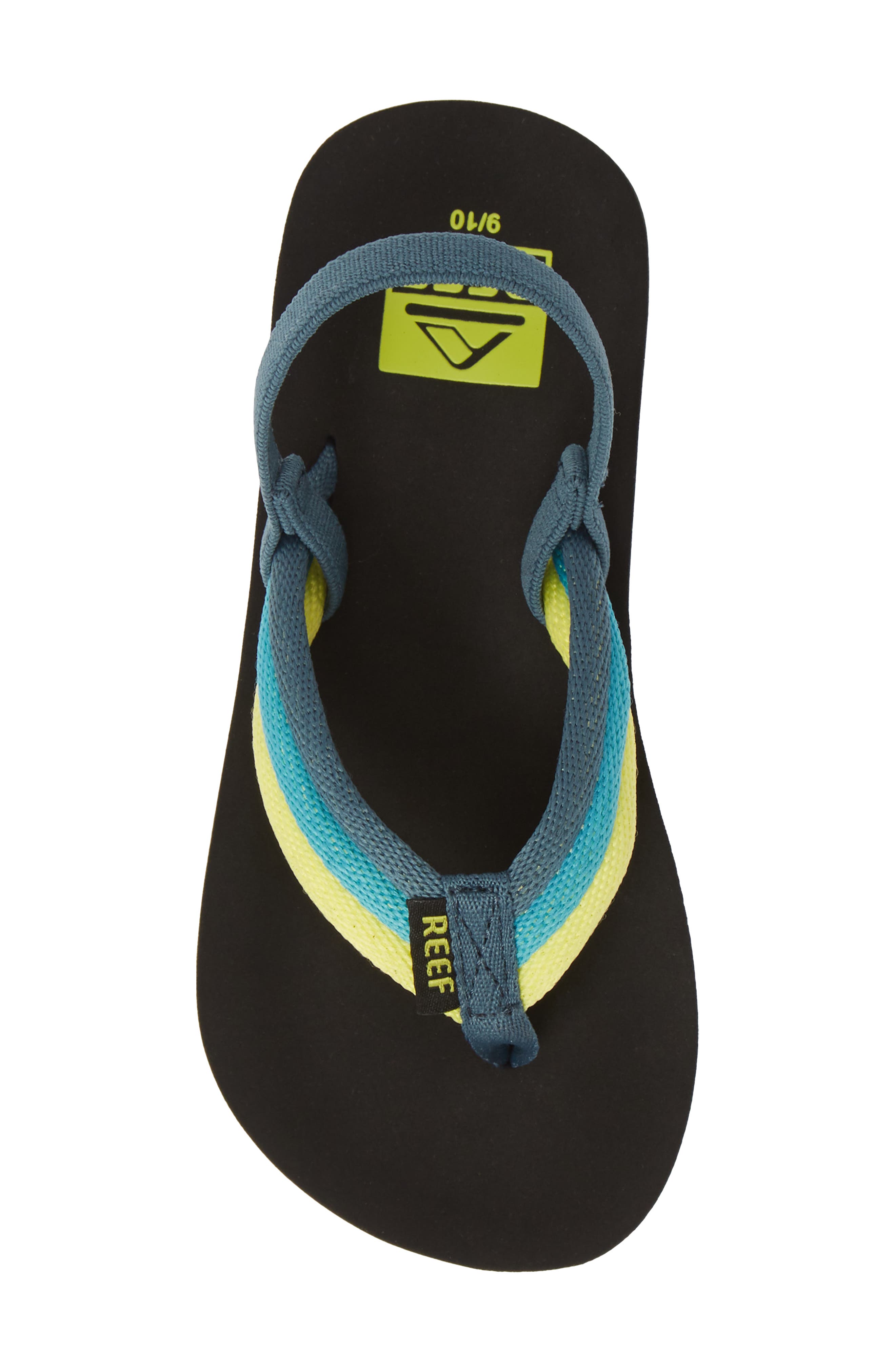 Little Ahi Beach Thong Sandal, Alternate, color, BLUE/ GREEN