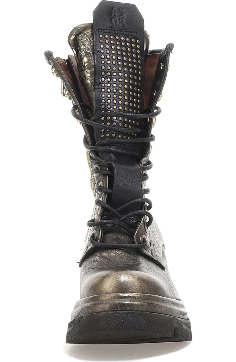 A.S.98 Emper Combat Boot, Alternate, color, Metallic Gold