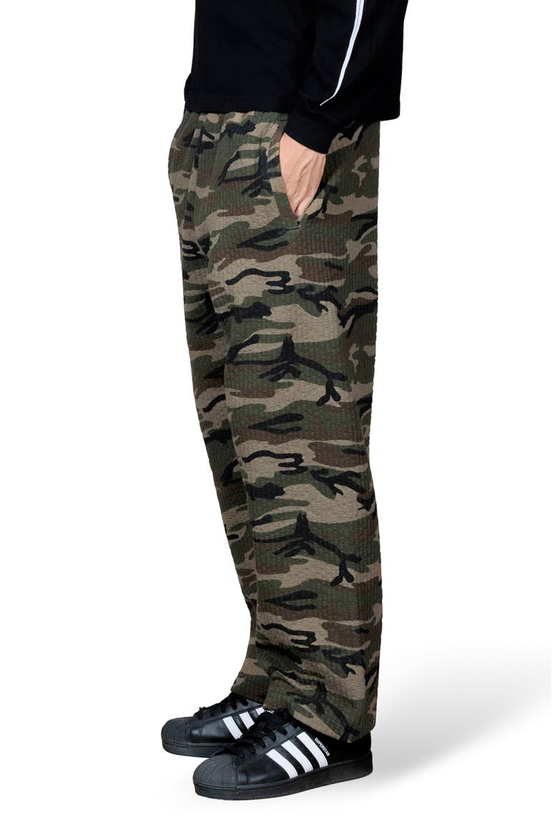 Textured Camo Desire Sweatpants, Alternate, color, CAMO