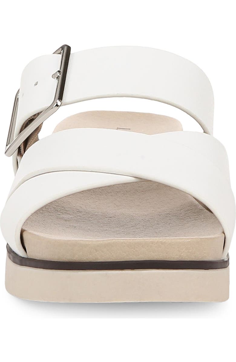 LifeStride Getaway Platform Slide Sandal, Alternate, color, White