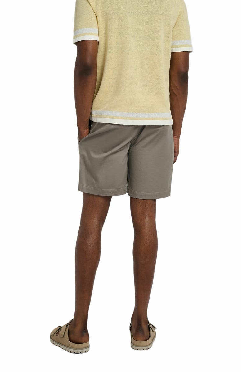 Onia Garment Dye Cotton Drawstring Short, Alternate, color, Cinder