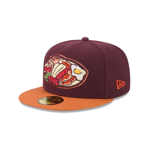 Men's New Era  Burgundy Las Vegas Aviators Theme Nights 59FIFTY Fitted Hat