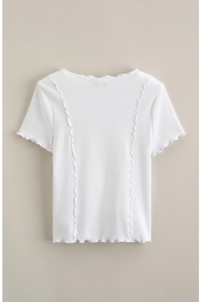 Lettuce Edge T-Shirt, Alternate, color, WHITE