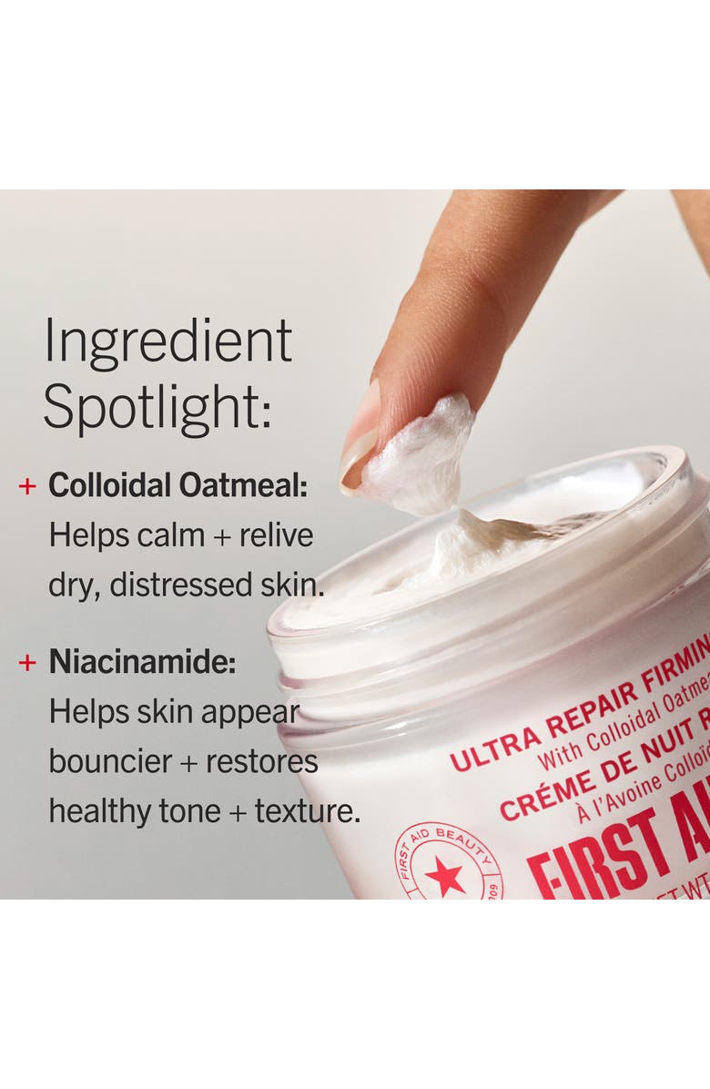 First Aid Beauty Ultra Repair Firming Night Cream with Colloidal Oatmeal & Niacinamide, Alternate, color, 