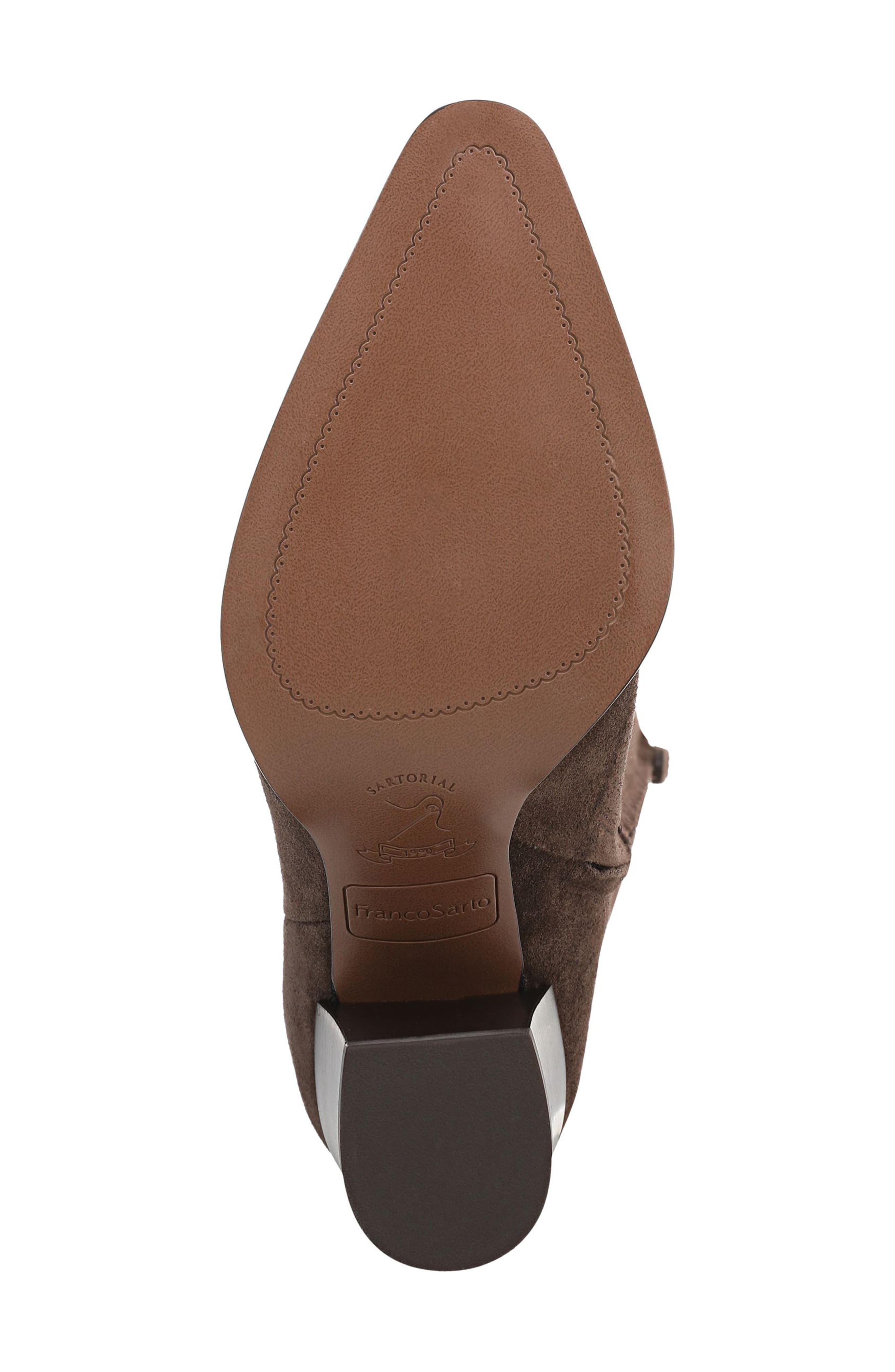 Jasmine Block Heel Boot, Alternate, color, UMBER BROWN