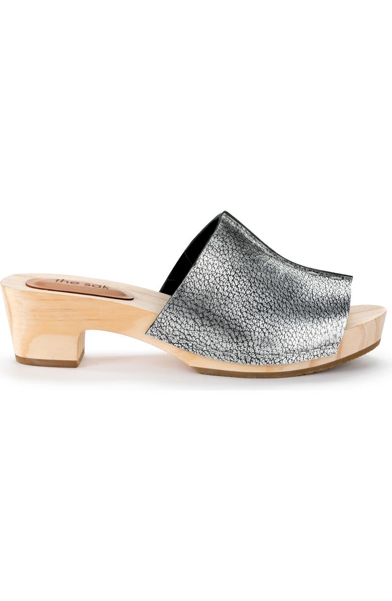 The Sak Ella Clog Sandal, Alternate, color, Dark Silver