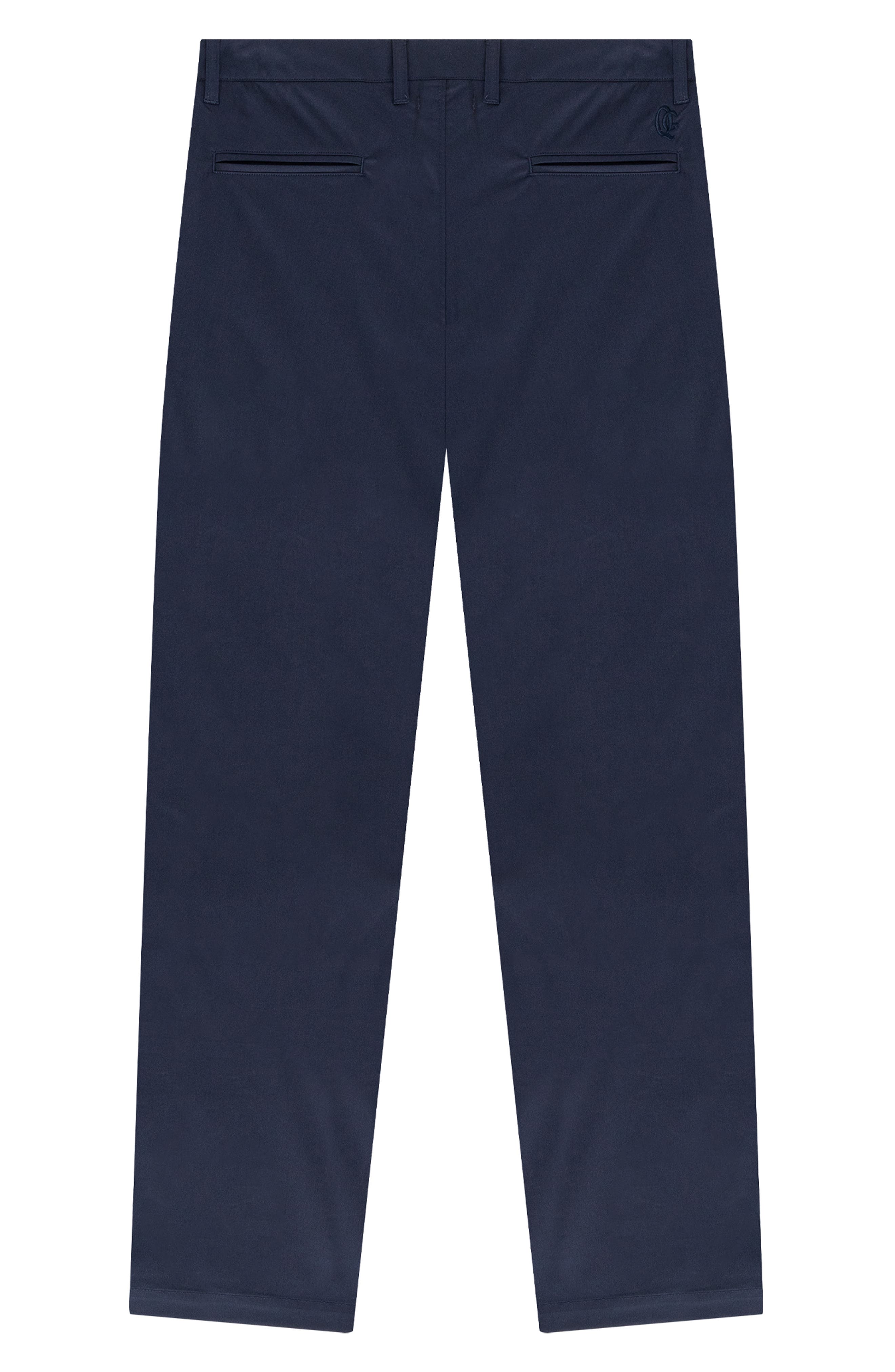 Flat Front Cotton Blend Chinos - image 2