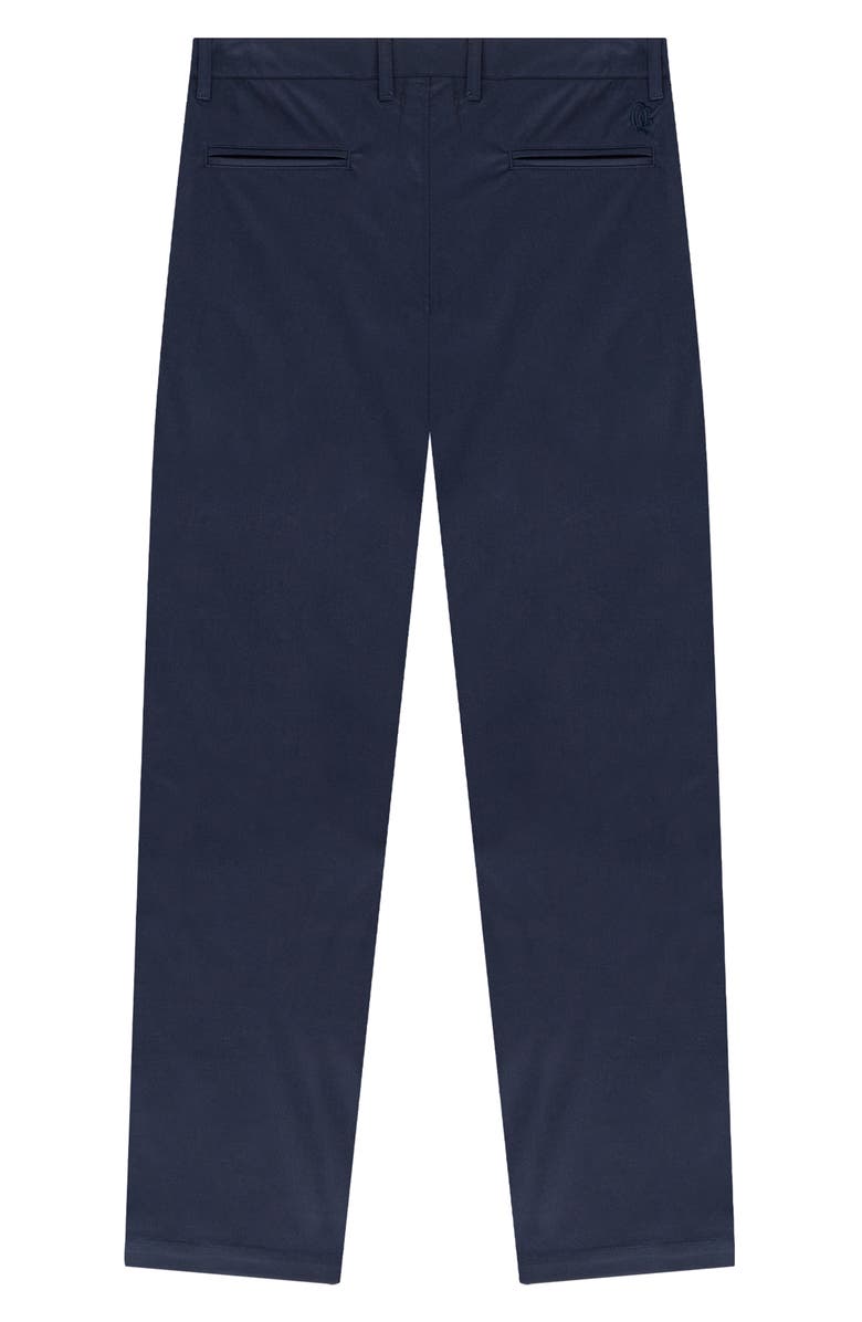 Quiet Golf Flat Front Cotton Blend Chinos, Alternate, color, 