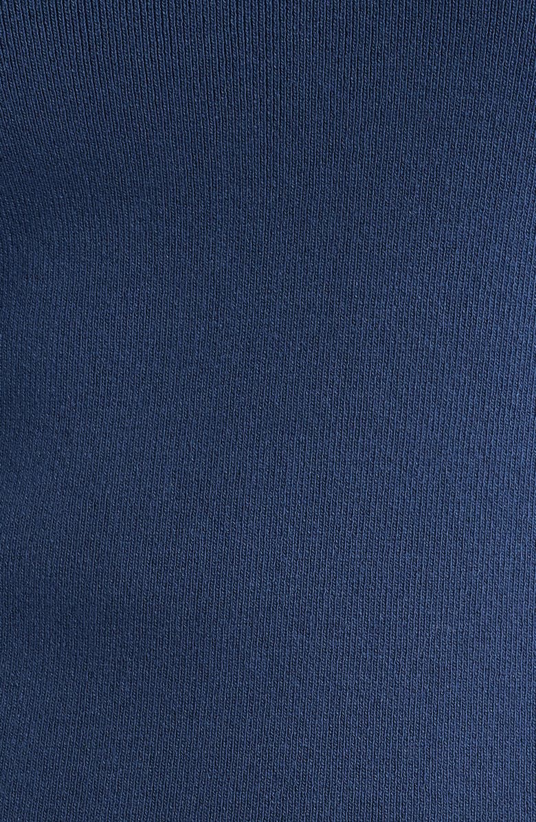 Anne Klein Short Sleeve Turtleneck Sweater, Alternate, color, Blue Carbon