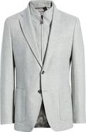 BOSS Hutson Slim Fit Sport Coat with Bib