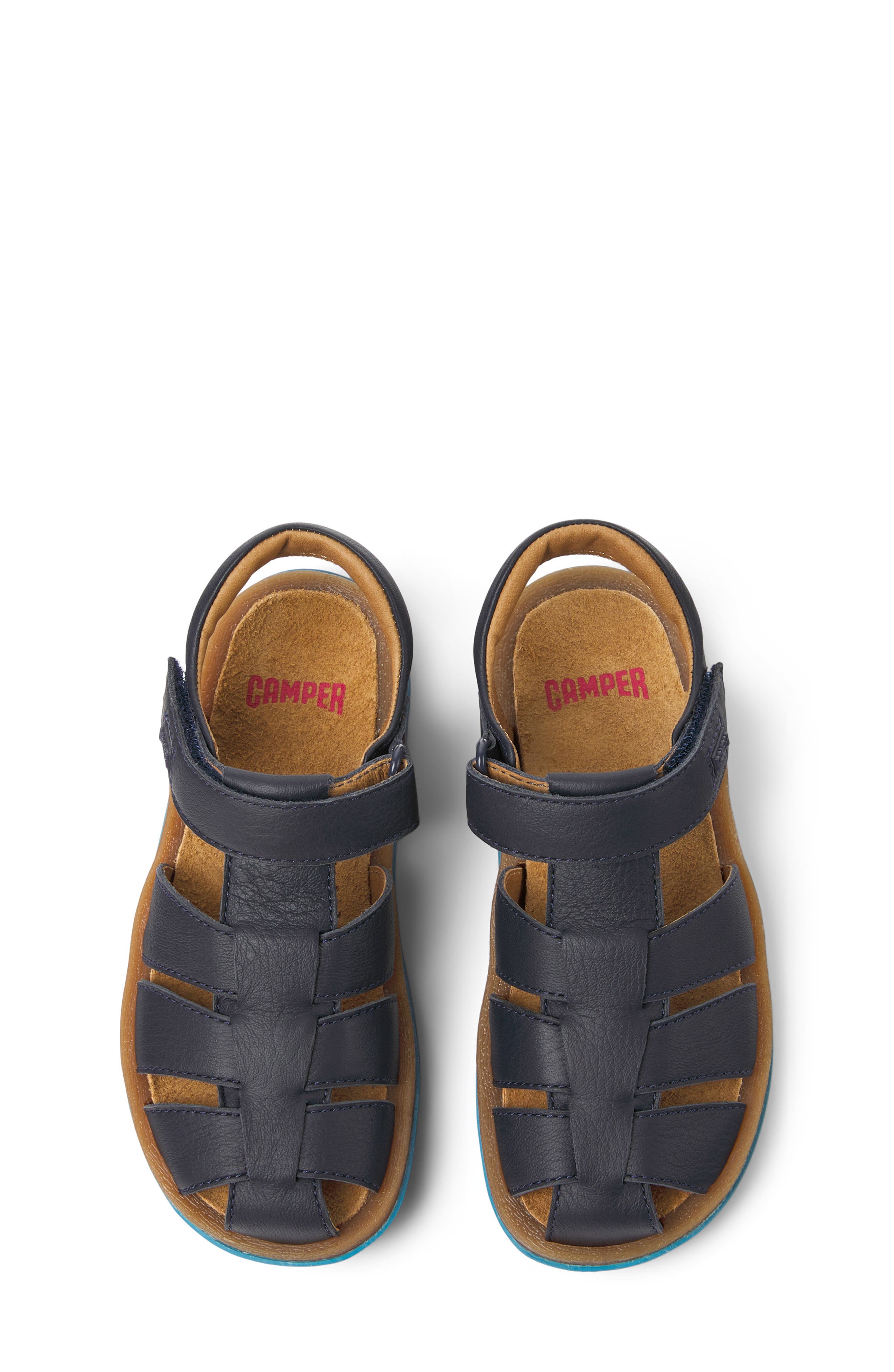 Kids' Bicho Fisherman Sandal, Alternate, color, NAVY
