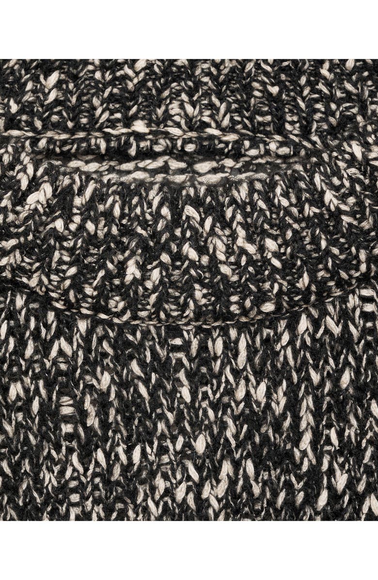 MANGO Marled Cotton Blend Crewneck Sweater, Alternate, color, 