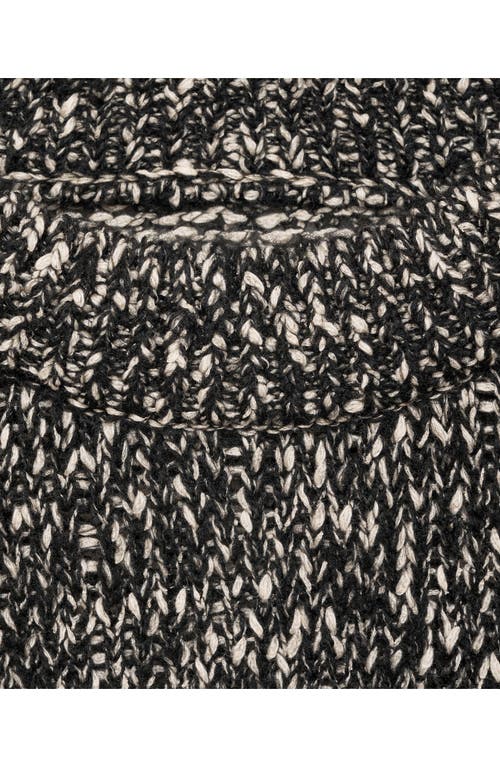 Mango Women's Mottled Round-neck Sweater In Grey