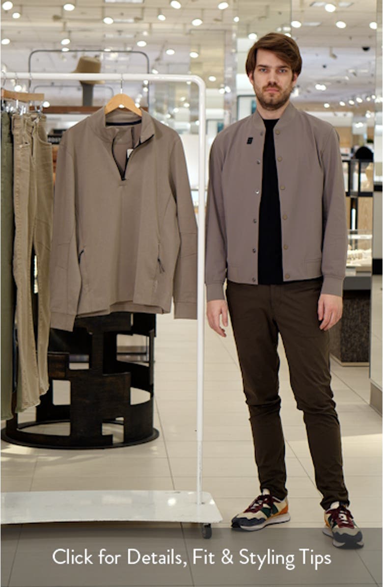 Sudadera Comfort Stretch Quarter Zip Sweatshirt, sales video thumbnail