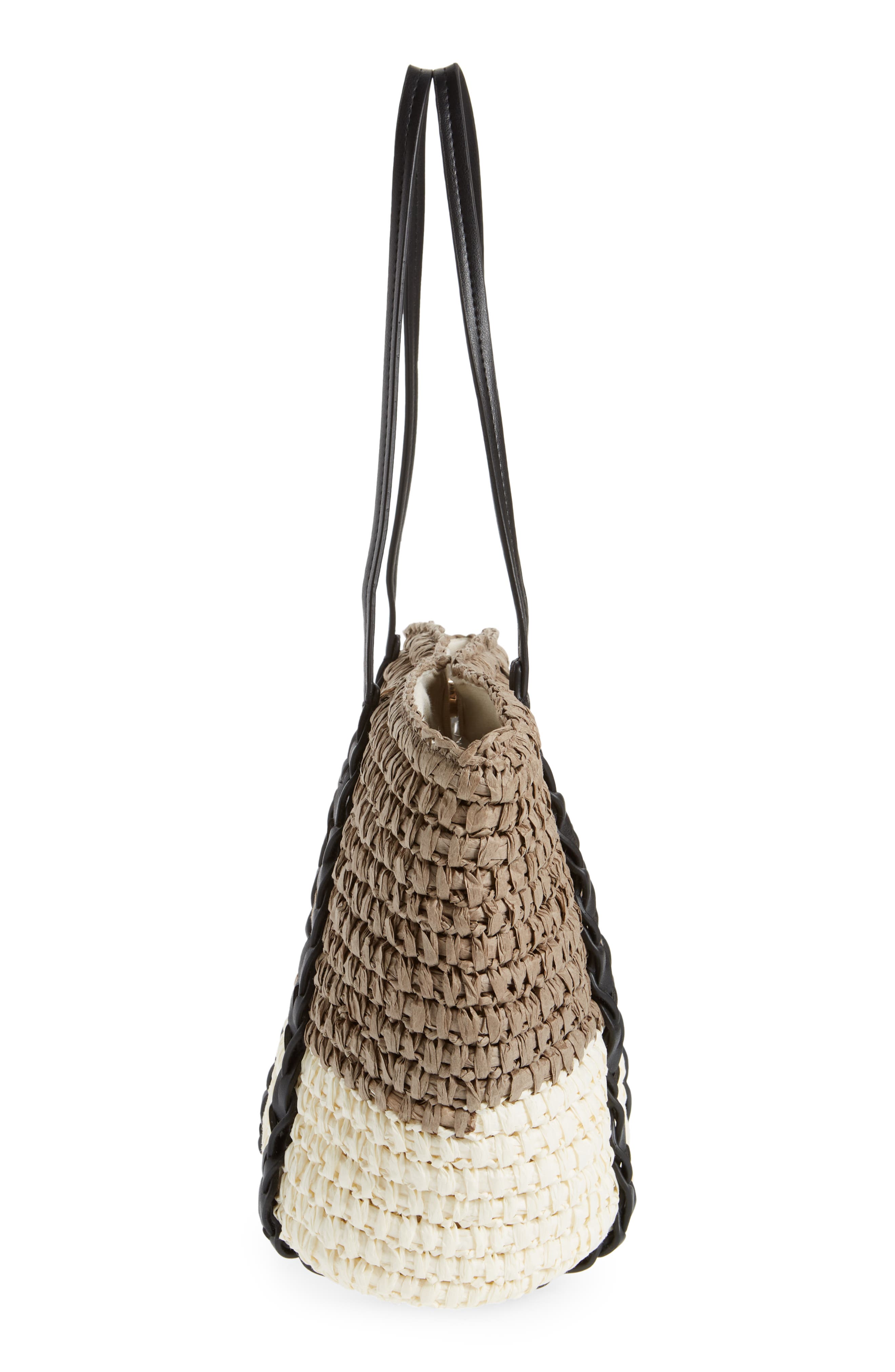 BTB Los Angeles Dani Stripe Tote, Alternate, color, 