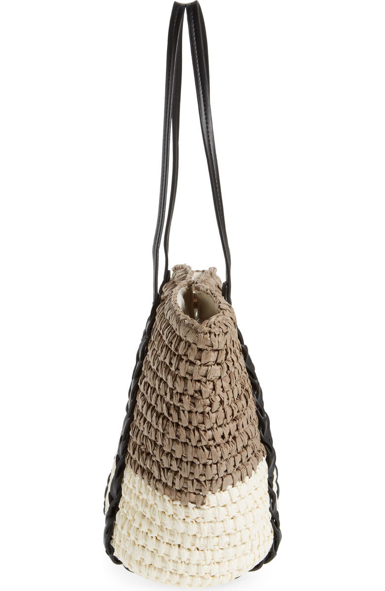 BTB Los Angeles Dani Stripe Tote, Alternate, color,