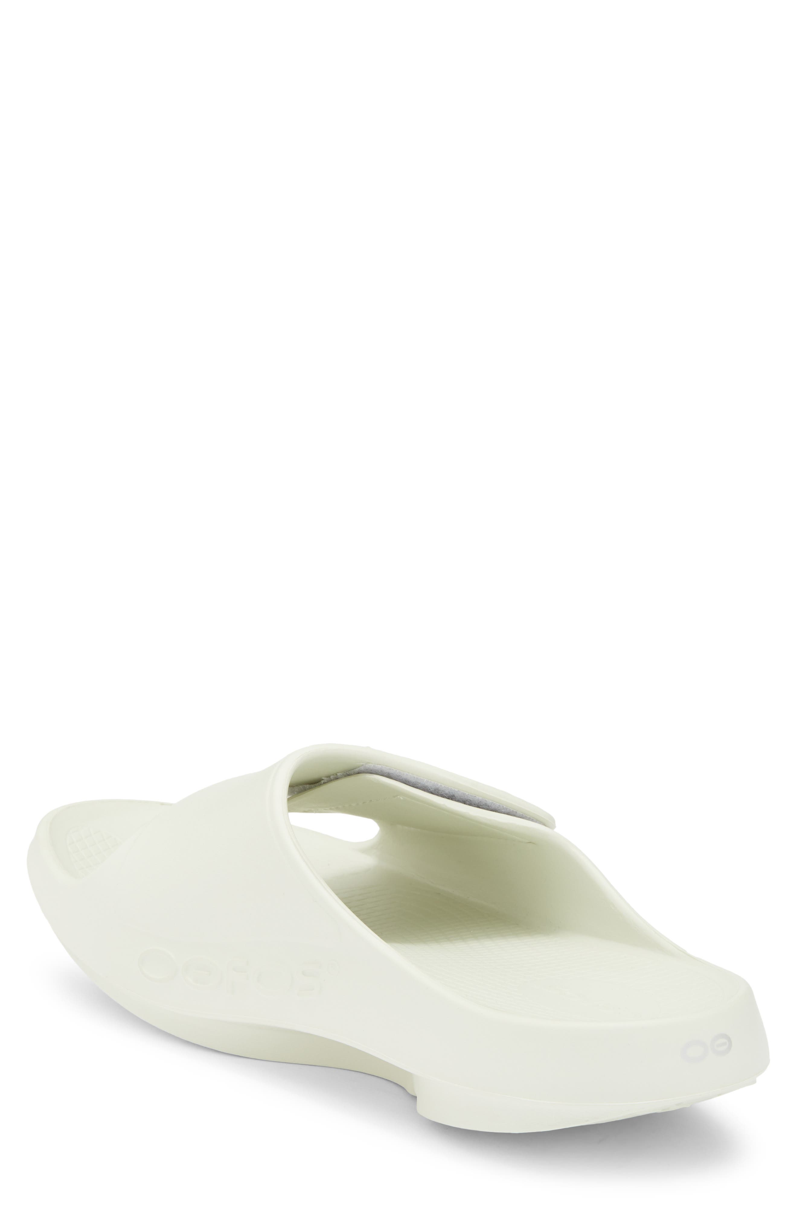 Oofos Ooahh Sport Flex Slide Sandal, Alternate, color, Cosmic Gray