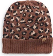 AREA STARS Leopard Knit Beanie