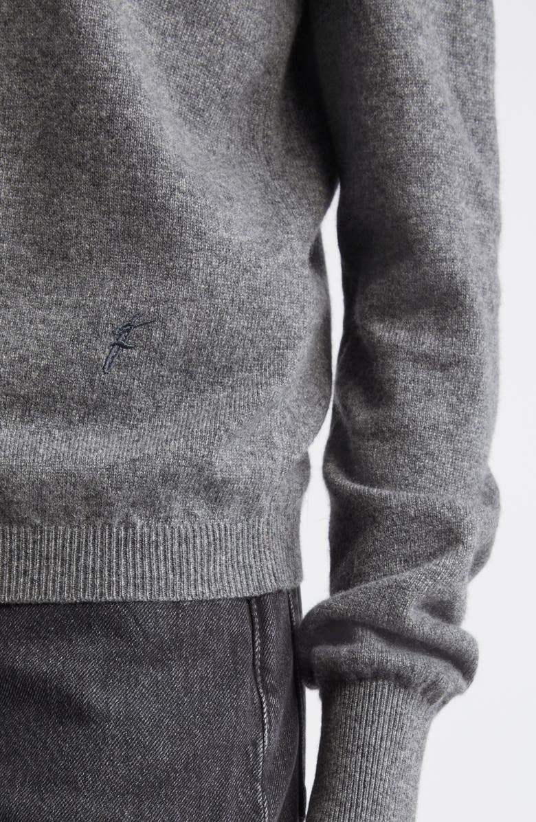 FERRAGAMO Cashmere Blend Cardigan, Alternate, color, Grigio Melange