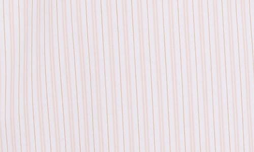 Acne Studios Saffron Stripe Cotton Poplin Button-up Shirt In Salmon Pink/white Dja