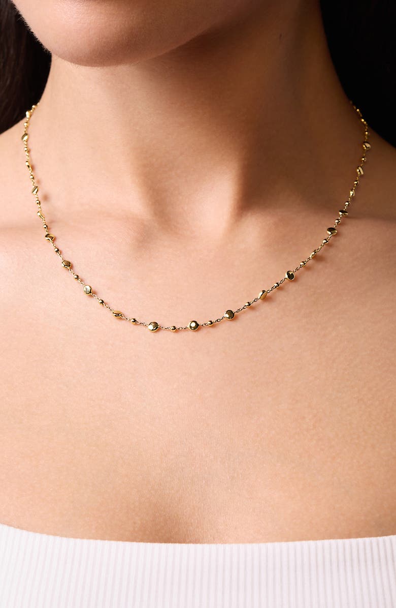 Bony Levy 14K Gold Bead Station Necklace, Alternate, color, 
