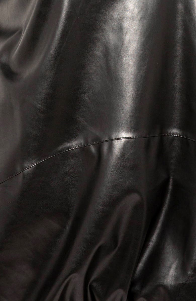 BUXOM COUTURE Bubble Faux Leather Minidress, Alternate, color,