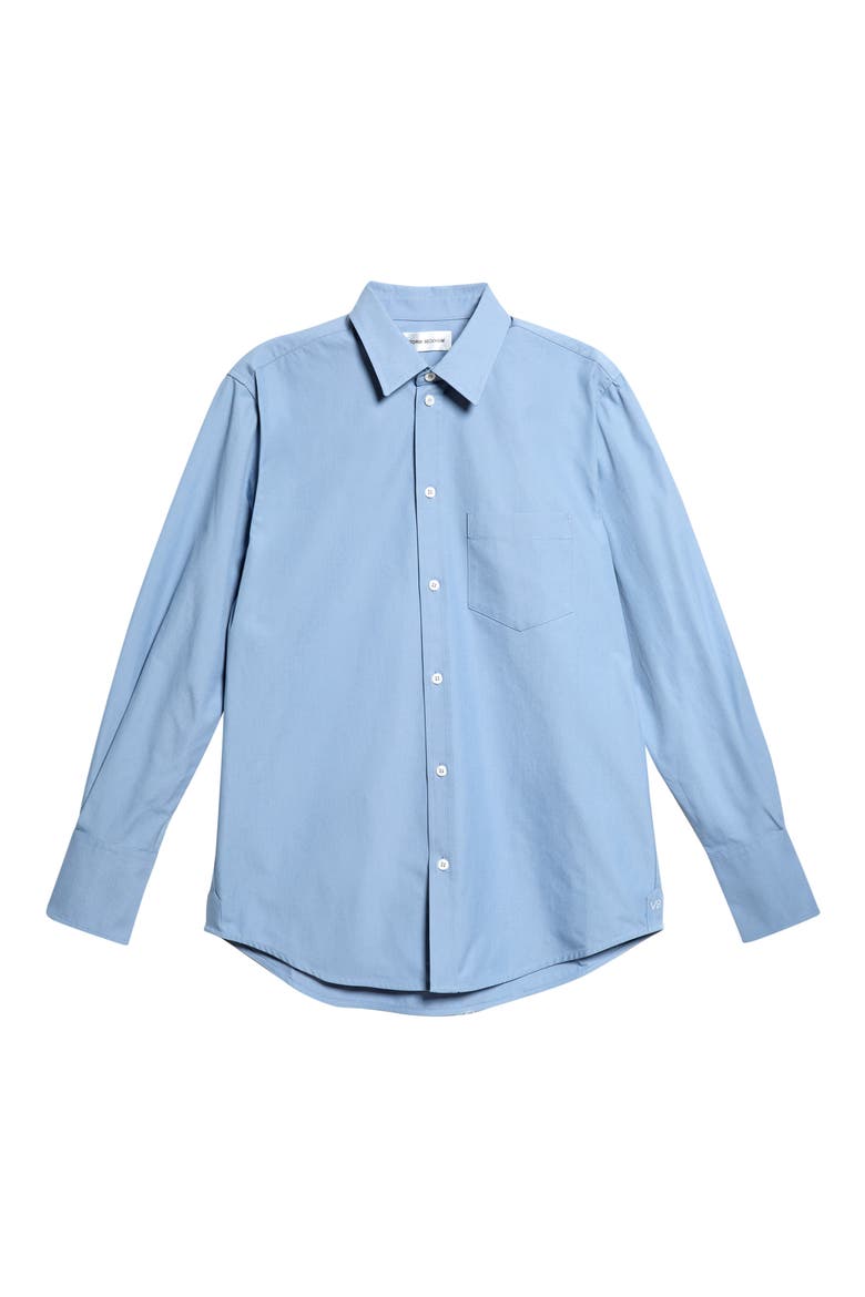 Perry Compact Oxford Button-Up Shirt, Main, color, OCEAN MIST