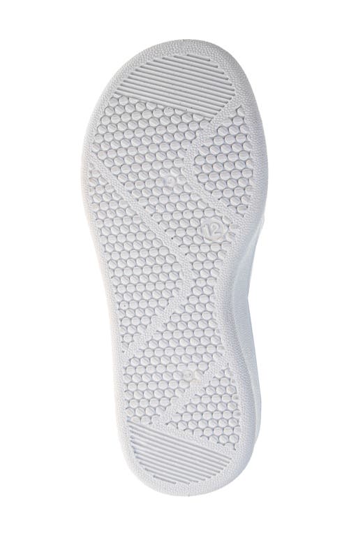 Badgley Mischka Collection Kids' Rhinestone Sneaker In White