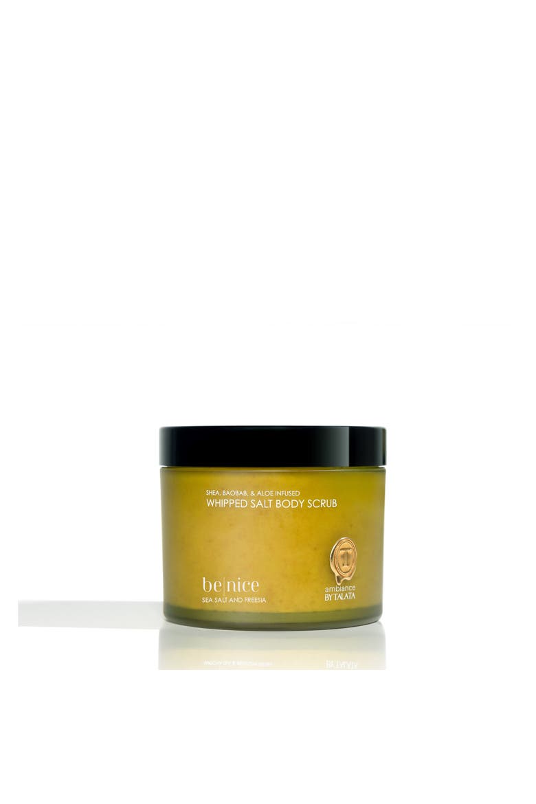 Sea Salt & Freesia Whipped Salt Body Scrub, Main, color, No color
