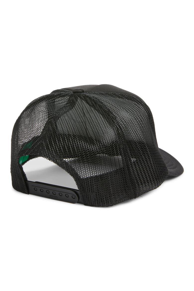 Y'All Patch Trucker Hat, Alternate, color, BLACK
