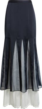 BOSS Layered Slip Skirt