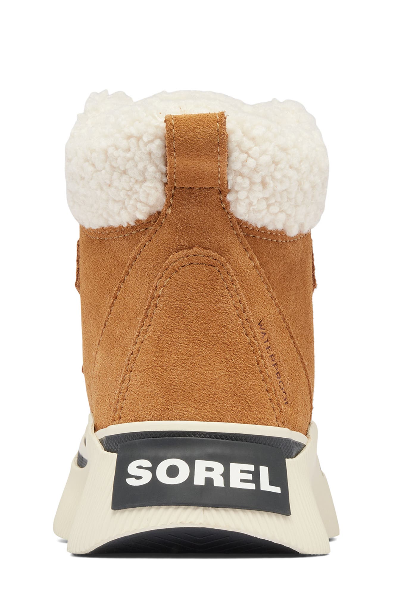 SOREL Kids' Out N About IV Chillz Waterproof Duck Boot, Alternate, color, Taffy/ Black