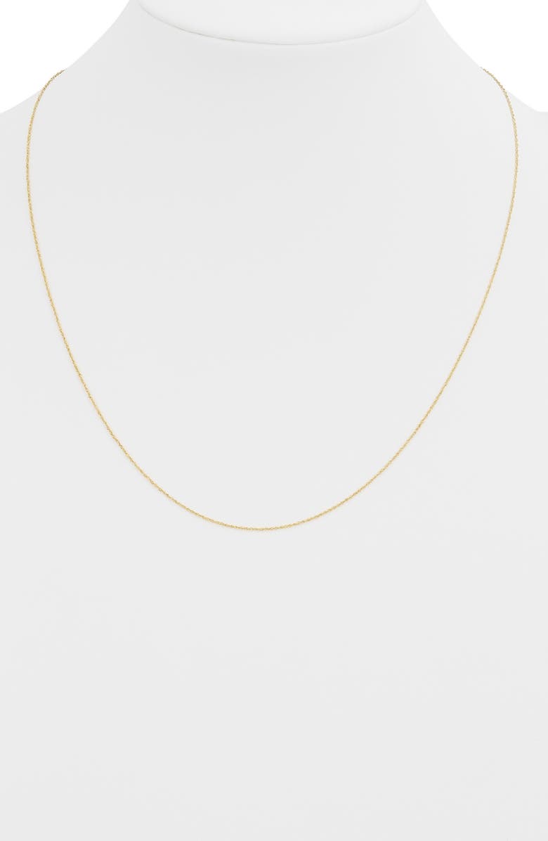 HAWLEY ST 14K Gold Singapore Sparkle Chain Necklace, Alternate, color, 