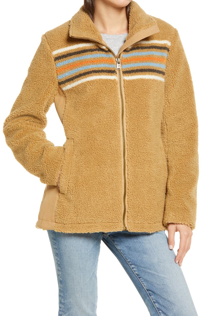Pendleton Brooke Chimayo High Pile Fleece Jacket, Alternate, color,