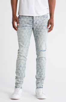 P001 Jacquard Monogram Skinny Jeans