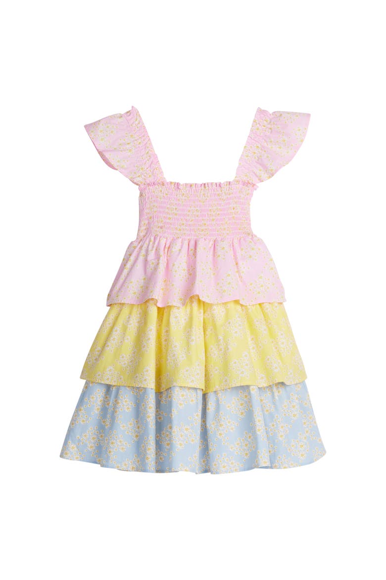 Kids' Tiered LeeLee Dress, Main, color, Mixed Ditsy Floral