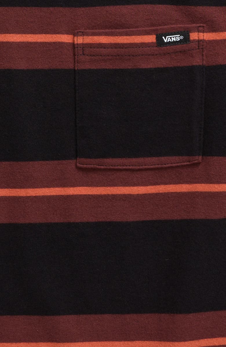 Vans Kids' B Turner Stripe Patch Pocket T-Shirt, Alternate, color,