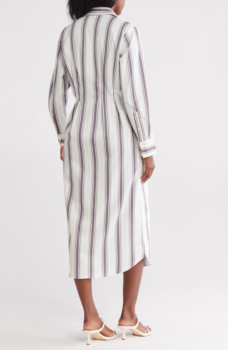 Long Sleeve Cotton Blend Shirtdress