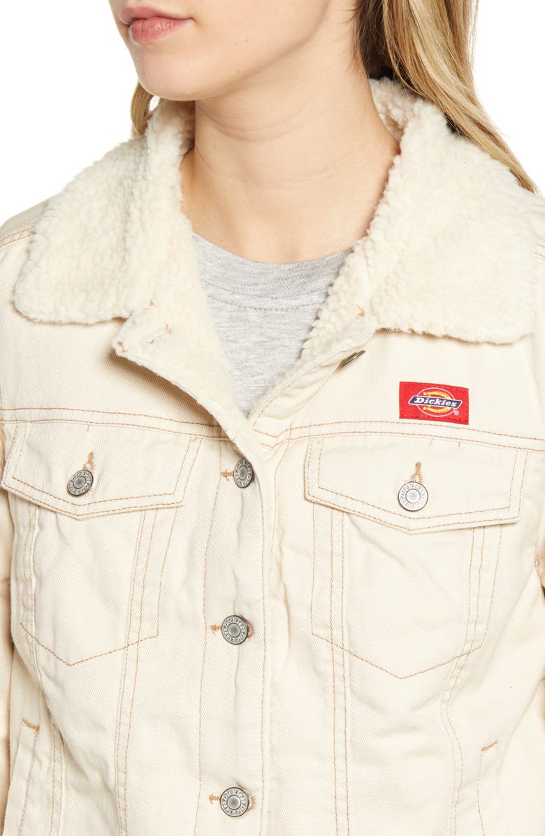 Dickies Fleece Lined Twill Jacket, Alternate, color, 