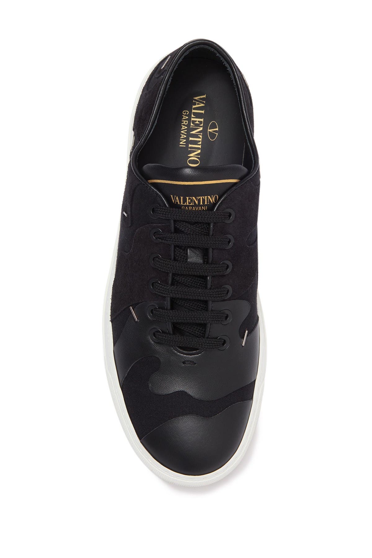 Valentino Uomo Contrast Camo Overlay Sneaker, Alternate, color, 