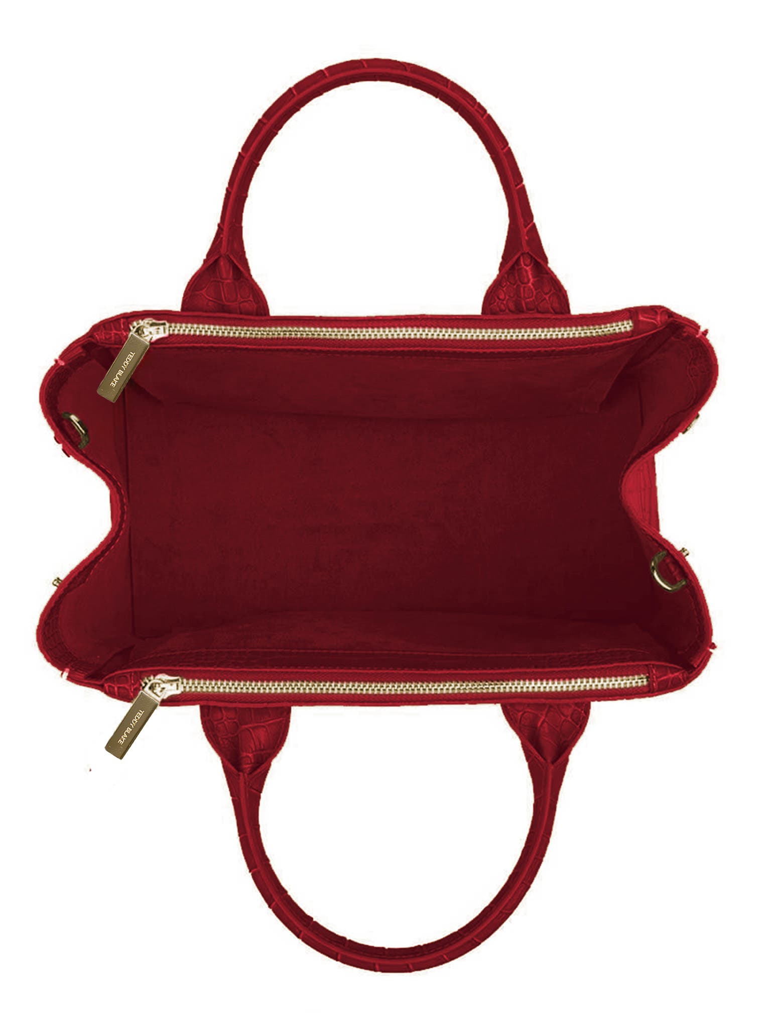 Bella Croco 12", Alternate, color, Dark red