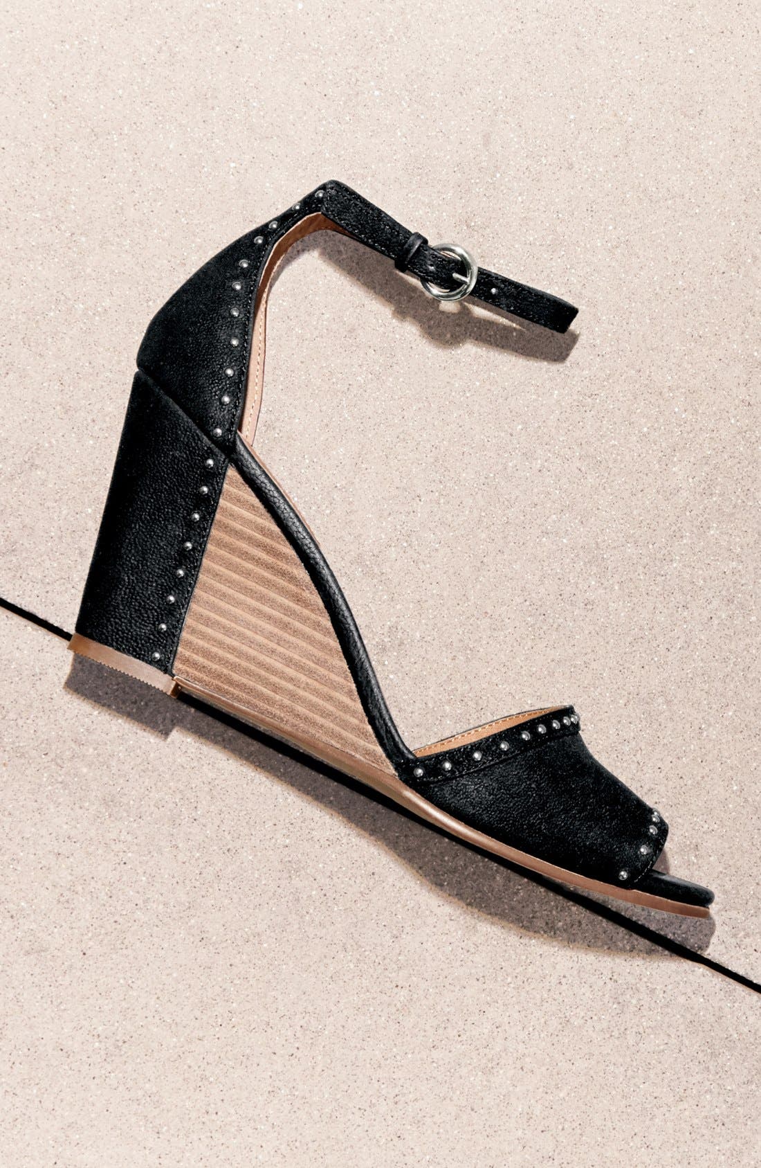 Halogen<sup>®</sup> 'Louise' Studded Wedge Sandal, Alternate, color, 