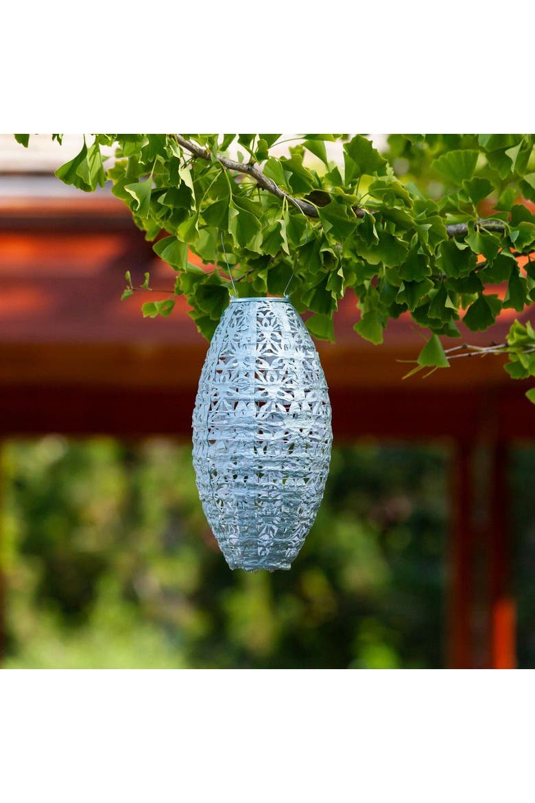 Soji Stella - Wildflower Pod Solar Lantern, Alternate, color, Sage