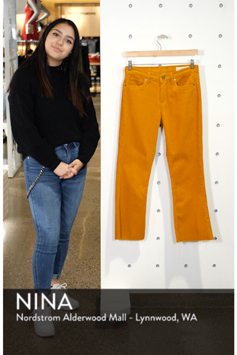 Corduroy Crop Flare Pants video