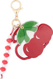 Leith Cherry Mirror Bag Charm